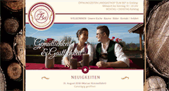 Desktop Screenshot of landgasthof-zum-bei.com